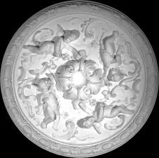 Stuck-Stuckrosette R11